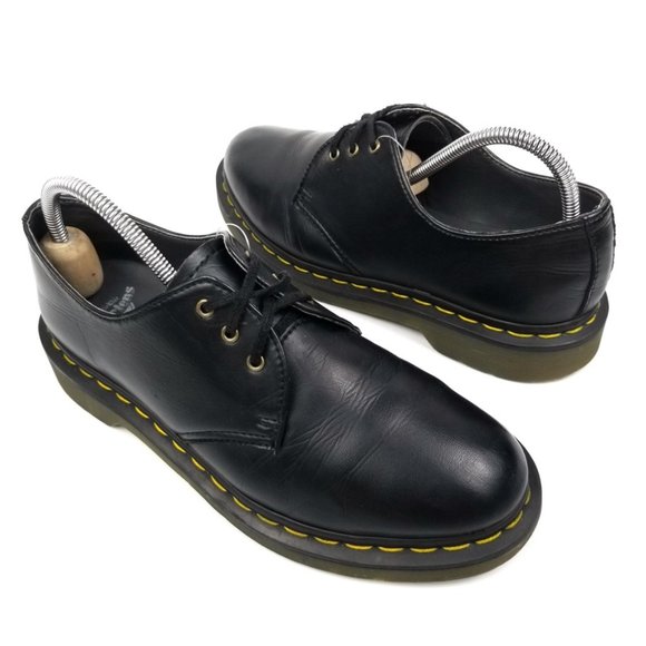 Dr. Martens Black Leather Flats - Picture 4 of 11
